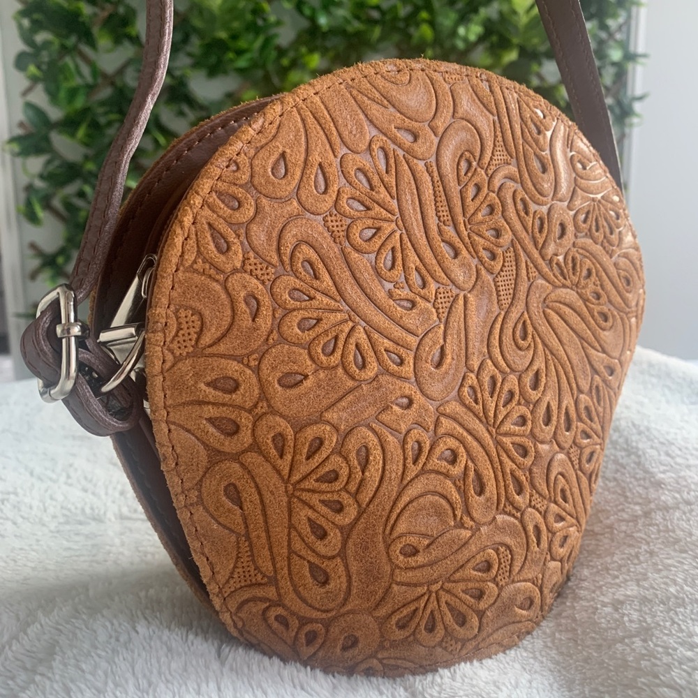Italian Leather cross-body bag